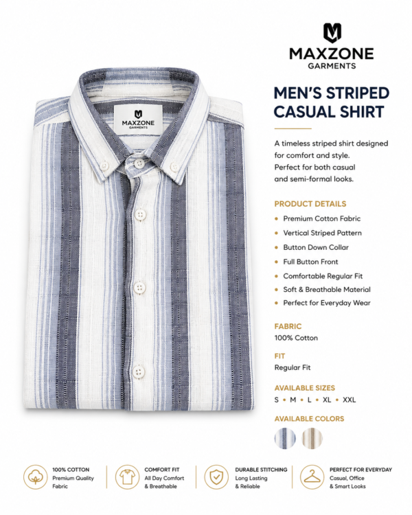 Striped Casual Shirt